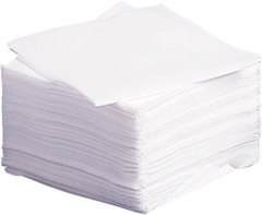 Washcloth Non-Woven Air Laid White Superior™ DRC .. .  .  